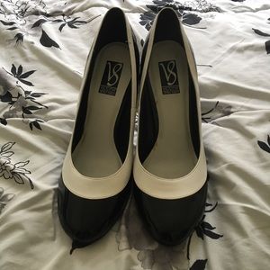 Black and White Pumps